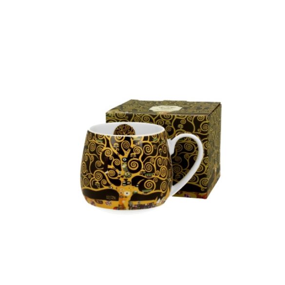 D.G.33533 Porcelánbögre 430ml, dobozban, Klimt:Életfa