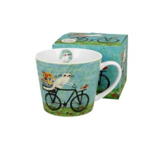 D.G.34523 Porcelánbögre 610ml,dobozban, Bicycle