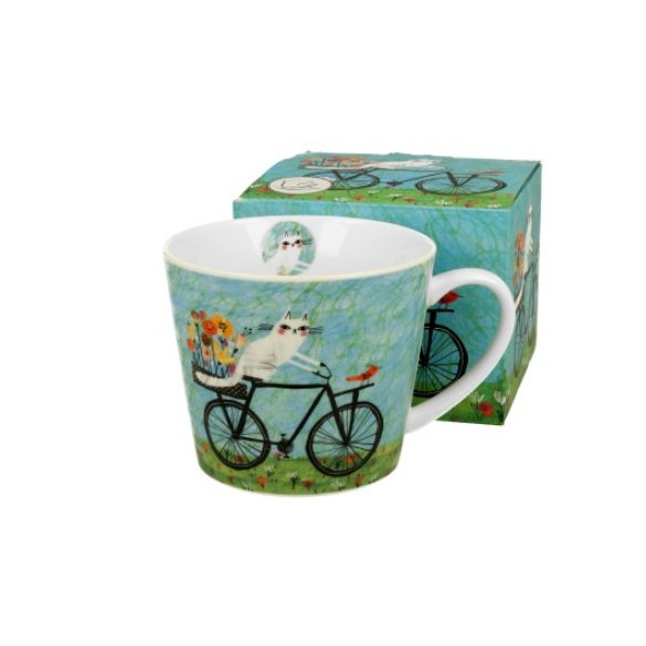 D.G.34523 Porcelánbögre 610ml,dobozban, Bicycle