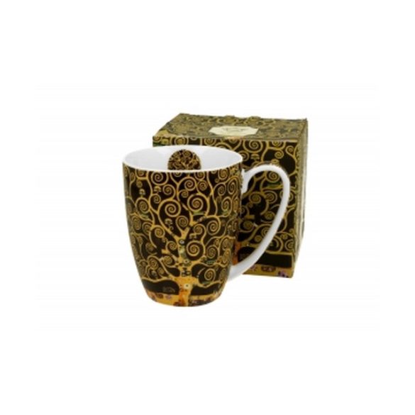 D.G.35520 Porcelánbögre 380ml, dobozban, Klimt: Életfa