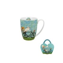   D.G.36756 Porcelánbögre 350ml, díszcsomagolásban, Bicycle