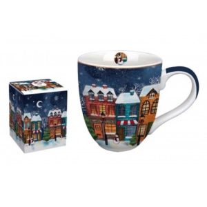 D.G.36053 Porcelánbögre 1000ml, dobozban, Christmas City