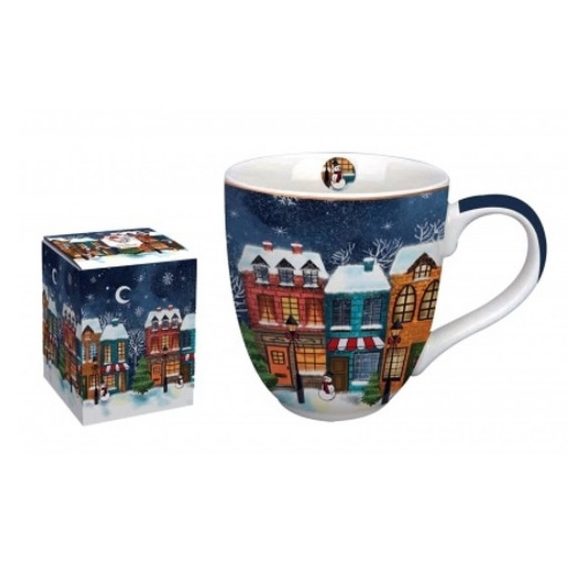 D.G.36053 Porcelánbögre 1000ml, dobozban, Christmas City