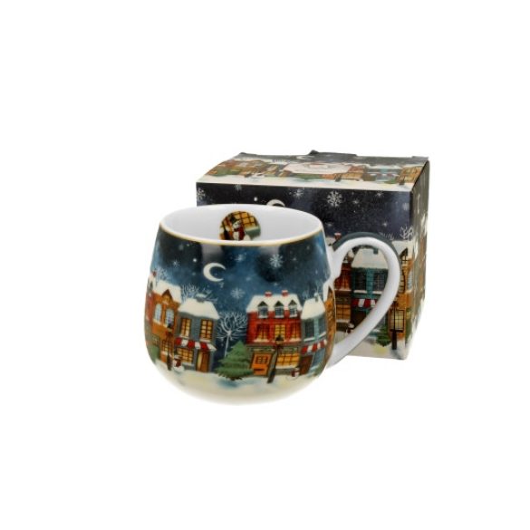 D.G.36060 Porcelánbögre 430ml, dobozban, Christmas City