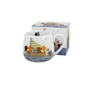 D.G.43815 Porcelánbögre 430ml,dobozban Cat Crew