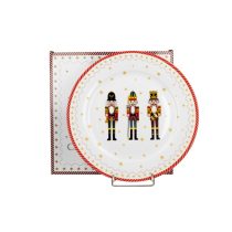   D.G.51339 Porcelántányér 27cm, dobozban, Christmas Nutcracker