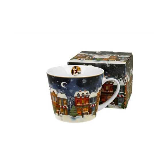 D.G.52343 Porcelánbögre 610ml, dobozban, Christmas City