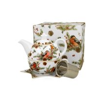   D.G.53012 Porcelán egyszemélyes tázós szett 300ml, dobozban, Christmas Birds