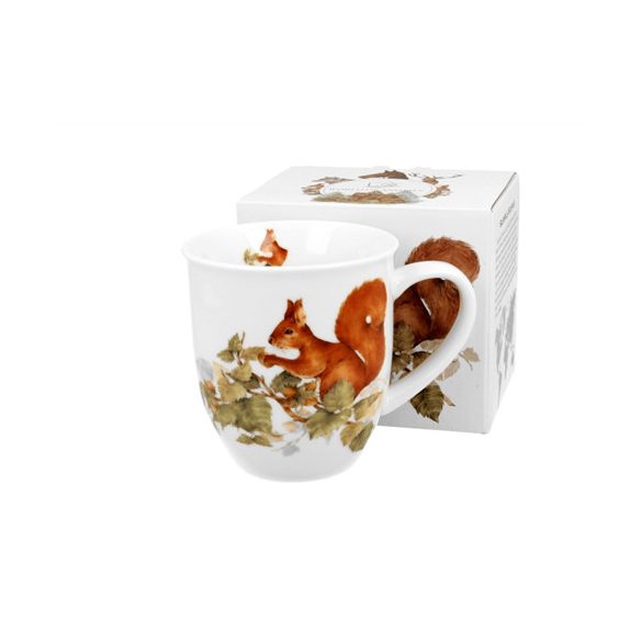 D.G.56518 Porcelánbögre 400ml, dobozban, Squirrel