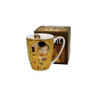 D.G.56853 Porcelánbögre 360ml, dobozban, Klimt: The Kiss
