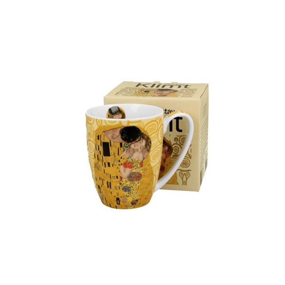 D.G.56983 Porcelánbögre 360ml, dobozban, Klimt: The Kiss