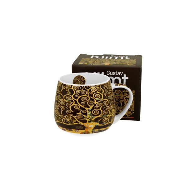 D.G.57119 Porcelánbögre 430ml, dobozban, Klimt: Életfa