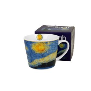 D.G.57447 Porcelánbögre 600ml,dobozban Van Gogh: Csillagos éj