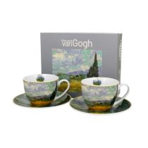   D.G.57591 Porceláncsésze+alj 270ml,2 személyes, Van Gogh:Búzamező