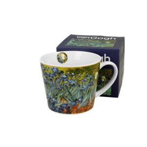D.G.57683 Porcelánbögre 600ml, dobozban, Van Gogh:Íriszek