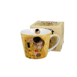 D.G.57003 Porcelánbögre 600ml,dobozban Klimt: The Kiss Krém