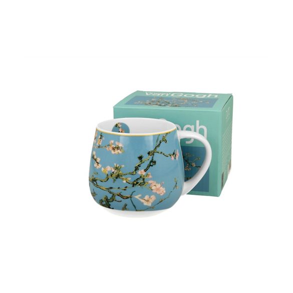 D.G.59168 Porcelánbögre 430ml, dobozban, Van Gogh: Mandulavirágzás