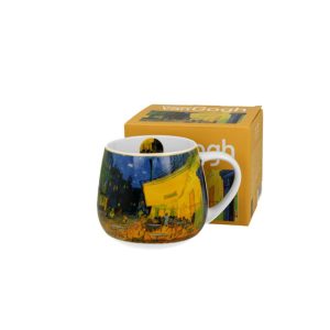 D.G.59328 Porcelánbögre 430ml, dobozban, Van Gogh: Kávéház éjjel