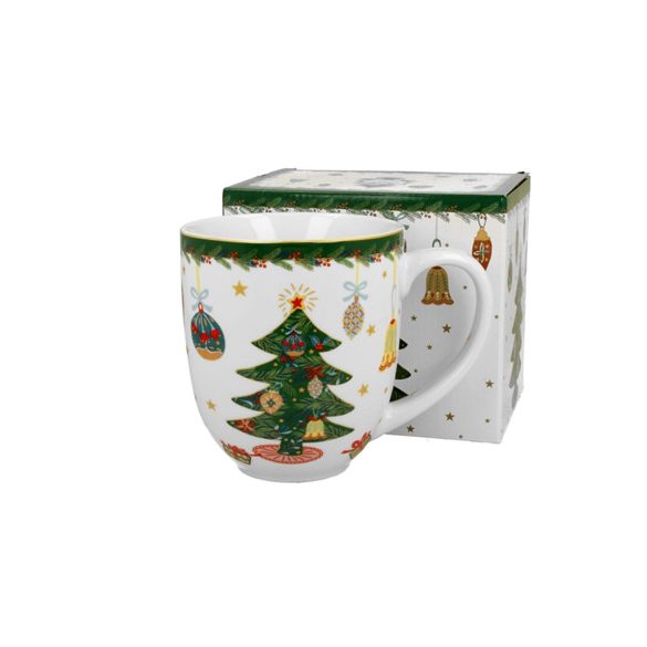 D.G.50912 Porcelánbögre 1000ml, dobozban, Around Christmas Tree