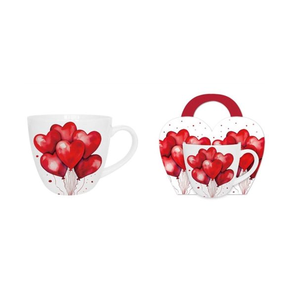 D.G.61888 Porcelánbögre 460ml, díszcsomagolásban, Balloons 1