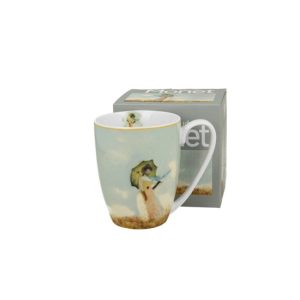 D.G.60171 Porcelánbögre 360ml, dobozban, Monet:Hölgy esernyővel
