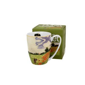D.G.60232 Porcelánbögre 360ml, dobozban, Monet:Pipacsmező