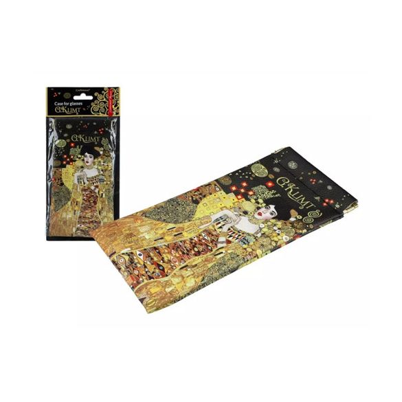 H.C.021-8311 Műanyag szemüvegtasak 9x18cm,Klimt: Adele Bloch