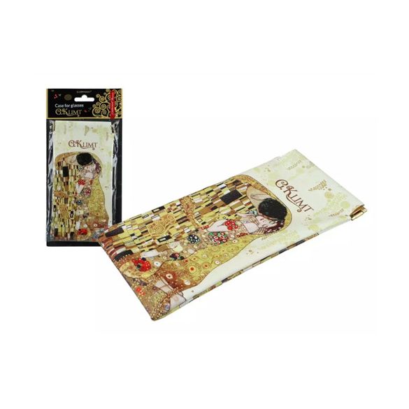 H.C.021-8313 Műanyag szemüvegtasak 9x18cm,Klimt: The Kiss