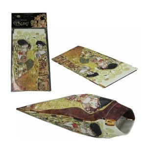 H.C.021-0325 Műanyag szemüvegtasak 9x18cm, Klimt:Adele-The Kiss