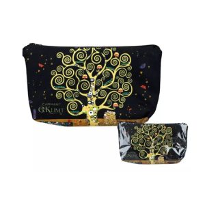 H.C.021-4866 Műszálas neszesszer 22x13,5x1,5cm, Klimt:Életfa