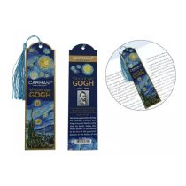   H.C.013-5000 Papír könyvjelző 5x18cm, Van Gogh: Csillagos éj