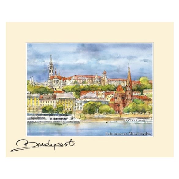 CZW.rp24x30-BU10 Reprodukció 24x30cm, Budapest