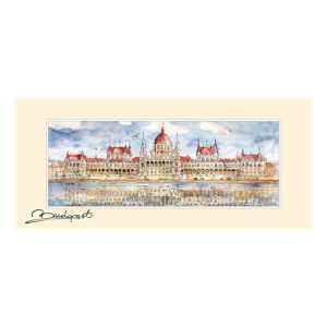 CZW.rp12x28-BU09 Reprodukció 12x28cm, Budapest