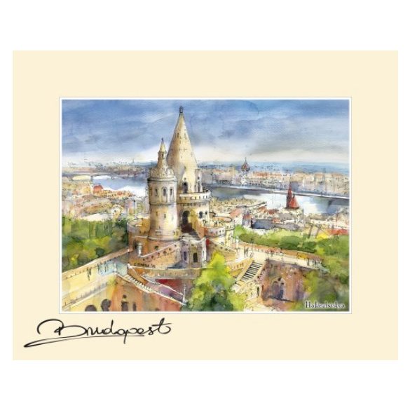 CZW.rp24x30-BU08 Reprodukció 24x30cm, Budapest