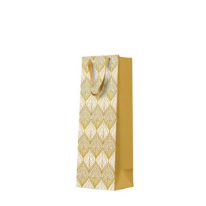 P.W.AGB1100404 Ornamental Gold Tile papír ajándéktáska premium italos 12x37x10cm
