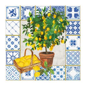 P.W.SDL145700 Citrus Tree papírszalvéta 33x33cm, 20 db-os