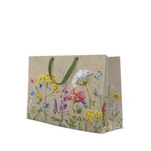 P.W.AGB1024906 Meadow Flowers papír ajándéktáska horizontal 33,5x26,5x13cm