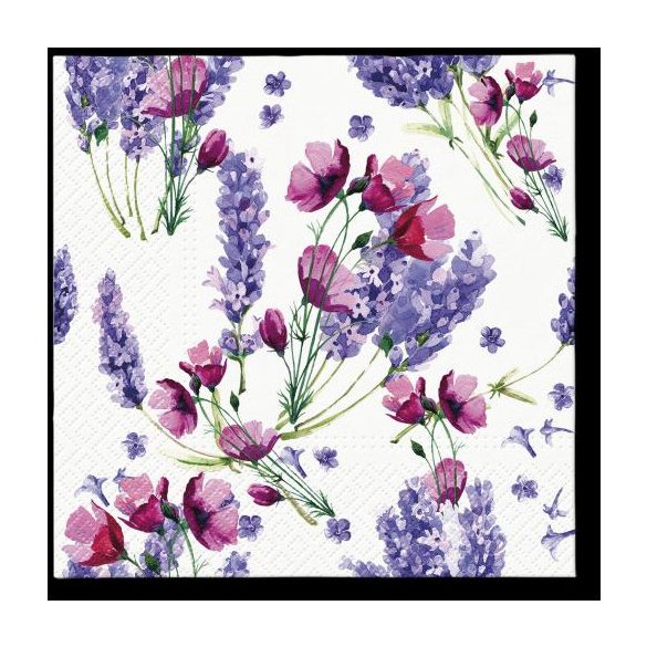 P.W.SDL137000 Fragrant Lavender papírszalvéta 33x33cm,20db-os