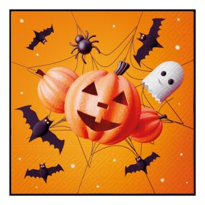 P.W.SDL237500 Fanny halloween papírszalvéta 33x33cm,20db-os