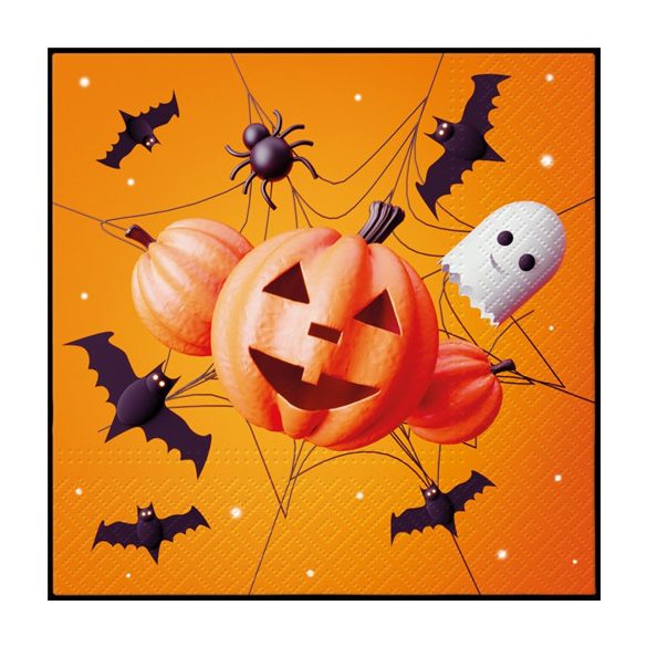 P.W.SDL237500 Fanny halloween papírszalvéta 33x33cm,20db-os