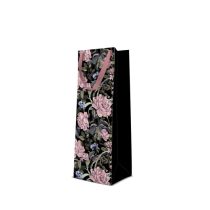   P.W.AGB1018704 Flowers Mystery papír ajándéktáska italos 12x37x10cm