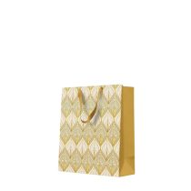   P.W.AGB1100403 Ornamental gold tile papír ajándéktáska premium medium 20x25x10cm