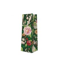   P.W.AGB1023804 Classic Flowers papír ajándéktasak italos 12x37x10cm