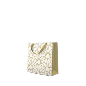 P.W.AGB1023310 Luxury Mesh papír ajándéktáska cd-s 17x17x6cm