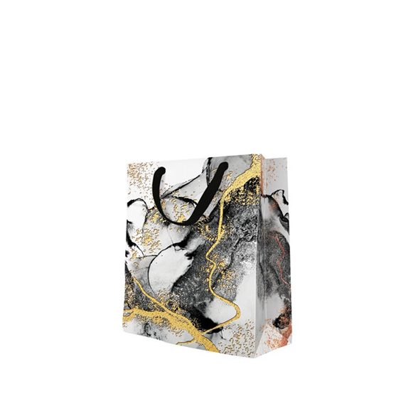 P.W.AGB1022903 Marble papír ajándéktáska premium medium 20x25x10cm