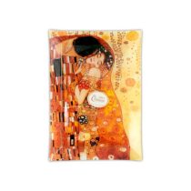   H.C.198-1021 Üvegtányér 28x20cm "Klimt:The Kiss"