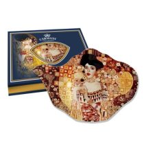 H.C.198-9005 Üveg teafiltertartó 15x11,4cm, Klimt: Adele