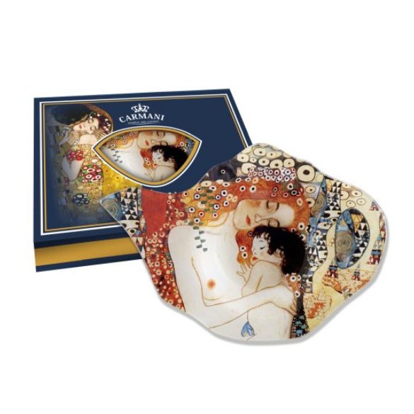 H.C.198-9006 Üveg teafiltertartó 15x11cm, Klimt: Anya gyermekével