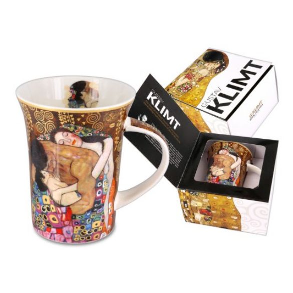 H.C.532-8119 Porcelánbögre Klimt dobozban,350ml,Klimt:The Family