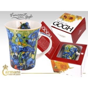 H.C.830-8105 Porcelánbögre dobozban  350ml, Van Gogh: Íriszek